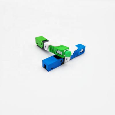 China FTTH Drop Cable Ftth Esc250d Sc Fiber Optic Single Mode Quick Connector Sc/apc Sc/upc Fast Connector for sale