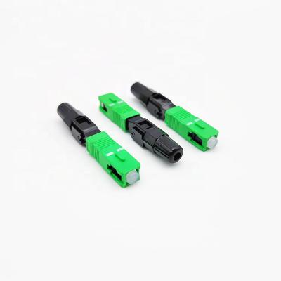 China FTTH Drop Cable SC UPC SC APC Fiber Fast Connector Ftth Connector Assembly Quick Connector for sale