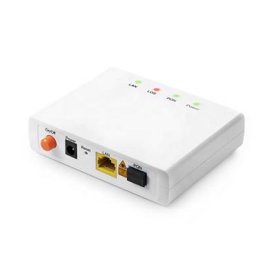 China FTTH FTTB FTTX Single Port Optical Network XPON EPON GPON ONU 1GE Modem FTTH Support GEPON ONT for sale