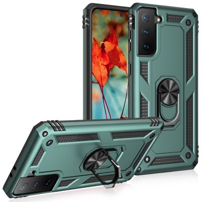 China Shockproof Rugged Case For Samsung Galaxy S21 Plus , Shockproof Stand Cases Covers For S21 Ultra for sale