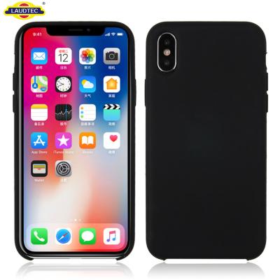 China Shockproof Silky Rubber Cover For iPhone 10 Original Case For iPhone X Liquid Silicone Case for sale