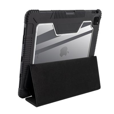 China Hot Sales LT-F004 TPU+PC PU Leather Case Anti-drop Case Shockproof Tablet Case For iPad for sale