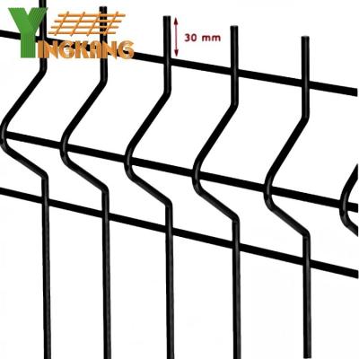 China Easily Assembled V Bends 3D Panel Wire Mesh Fence Barrier for sale