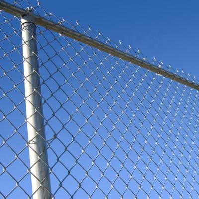 China Fence Mesh PVC Galvanized Farm Garden Iron Chain Link Wire Mesh In Rolls for sale