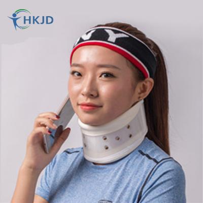 China Two Parts Connected By Sticking Sticker Neck Spine Immobilizer Brace Cervical Collar Medical Instrument Home Device for sale