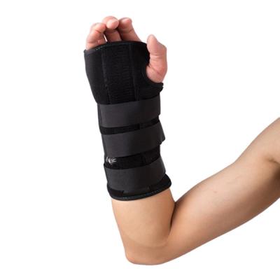 China Straight and Stay Medical Wrist Brace Metal Splint Fracture Support Adjustable Wrist Brace for Injuries Wrist Pain for sale