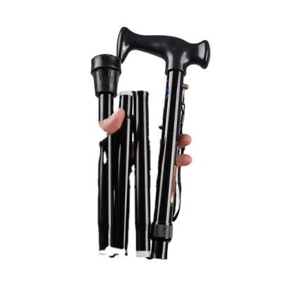 China Walking Stick For Elderly Cane Old People Walker Foldable Metal Walking Stick Portable Crutch for sale