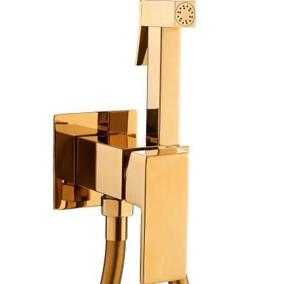 China Amazon Hot Sale Modern Jet Fresh Water Shower Holder Portable Set Brass Handheld Shattaf Kit Toilet Bidet Spray for sale