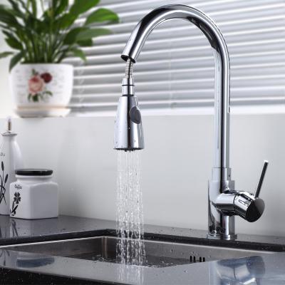 China Good Quality Thermostatic Faucets Brass Pull Out Kitchen Faucet for sale