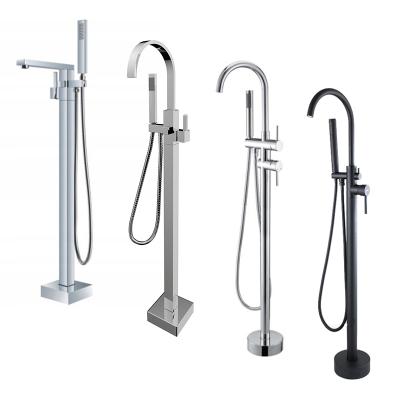 China Without Slide Bar Floor Standing High Quality Bathtub Faucet for sale