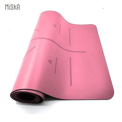 China Custom Factory Price PU Natural Rubber Yoga Mat for sale