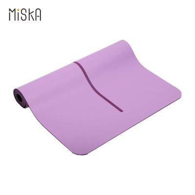 China High Quality Eco-friendly Rubber PU Yoga Mat 183*68cm For Yoga Pilates for sale