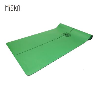 China High Quality Customized PU Rubber Yoga Mat MISKA Logo And Color Hot Selling for sale