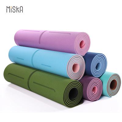 China China Wholesale Yoga Mat Factory Eco-Friendly Tape Yoga Mat Exercise Tape Hot Selling Tape Yoga Mat Amazon for sale