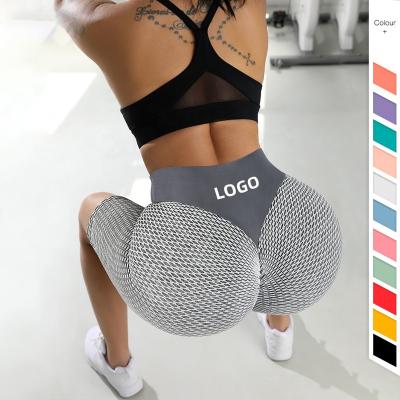 China The Butt Lifter Logo Workout Leggings Women Yoga Custom Antibacterial Popular Booty Tiktok Pants Tights Crac! crack! shorts pantyhose gaiters for sale