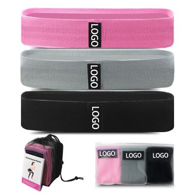 China Fabric Custom Logo Printed Yoga Gym Exercise Loop Cotton Fabric Pull Up To Help Long Resistance Booty Bands Set for sale