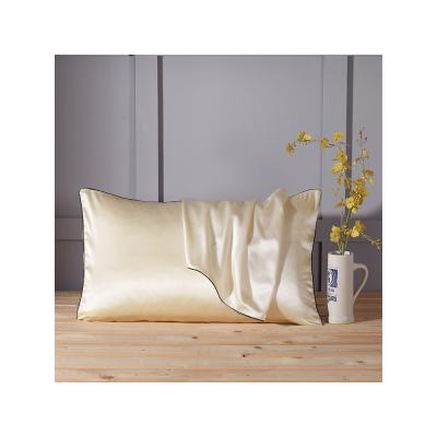 China Wholesale Anti-static Luxury Rectangular Pillow Case Modern Queen Size Envelope Silk Pillow Case for sale