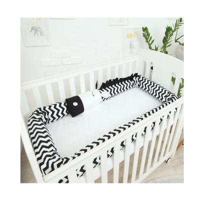 China 2021 Baby Zebra Plush Bumper Crib Anti-Static Pillow Hutch Play Cushion Decorate Crib Bumper for sale