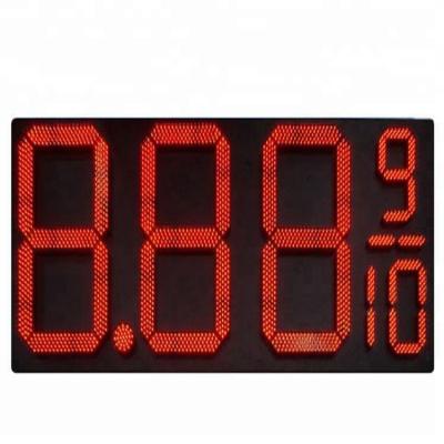 China Other durable outdoor led clock time-temperature indicator. for sale