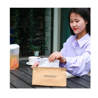 China Factory Cheap Price Eco-friendly Recyclable SY Kraft Paper Towel Tissue Washable Office Box for sale