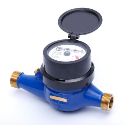 China ISO4064 Class Mechanical Brass Dry Types Ningbo Multi Jet LXSG-15G Covers B 15mm Plastic Cheap Electronic Magnet Stop Digital Water Meter for sale