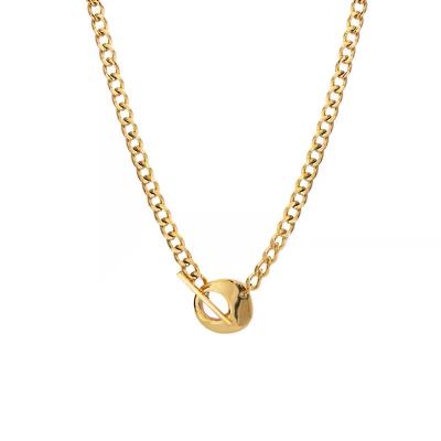 China 2020 Eico Fashion Necklace TRENDY New Gold Plated Jewelry Necklace for sale