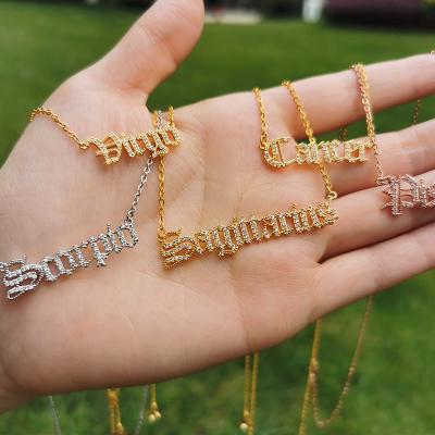 China Wholesale CLASSIC English Letter Constellation Zodiac Jewelry 12 Necklace Zircon Eico Pendant Necklace For Women for sale