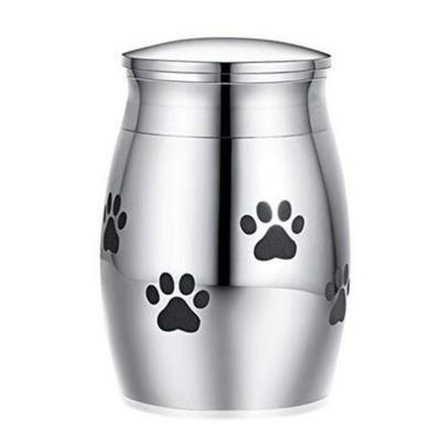 China Stored Custom Stainless Steel Pet Caskets Mini Pet Urn Cremation Container Support Customized Keepsake for sale