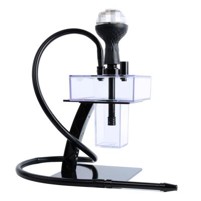 China Wholesale New Acrylic Shisha Hookah T Shaped Hookah Hookah Set Portable Plastic Shisha Wholesale Price for sale