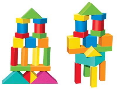 중국 DIY PLAY 2021 Educational Early Learning EVA Building Block Colorful DIY Puzzle Toys For Children 판매용