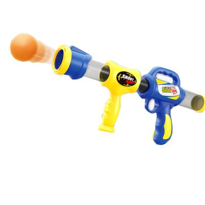 Cina Toy Gun With 10 Air Power Popular Battle Cartoon Cheap Price Bullet Shooter Snap Soft Bullet And 6 Eva Balls For Kids in vendita