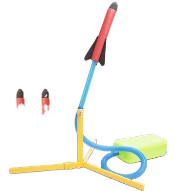 Κίνα Playing Foam Stomp Pneumatic Rocket Launcher Toy Rockets For Kids προς πώληση