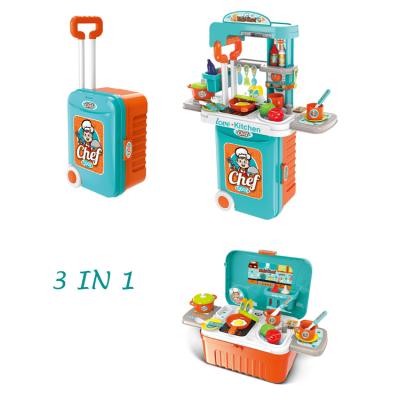 China Hot New Design Plastic Kids Pretend Play Girls Toy Kitchen Interesting Toys Set For Children for sale