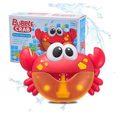 China Bath Toy Kids Baby Water Toys Tub Bath Toy Machine Plastic Bubble Crab And Automatic Bath Bubble Crab for sale