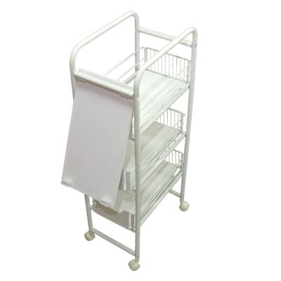 China Sustainable Metal White Power Coating 3 Tier Shelves Kitchen Rack Storage Rack for sale