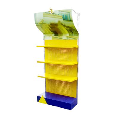 China Store Display Stand Low MOQ Coating Paint The Display Stand Store Hardware Display Rack for sale