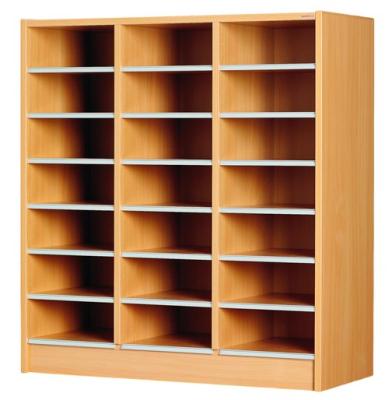 China Woodpigeon holes wooden pigeon holes shelving for school classroom for sale