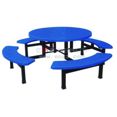 China Factory direct modern factory round dining table for 8 person of school canteen dining table for sale