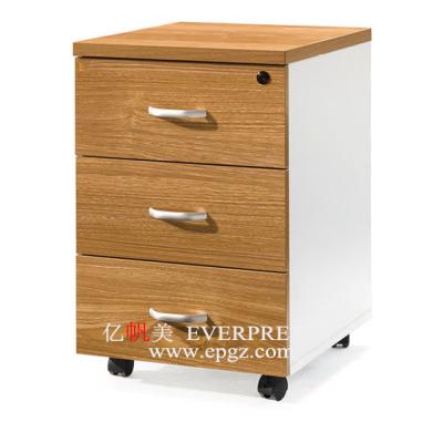 China Office Furniture Modern Design Cheap Wooden Mobile Filing Cabinet for sale