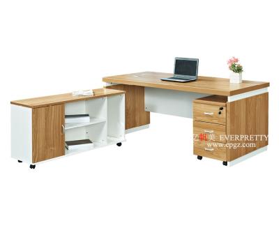 China Best Price Executive Office Furniture Solid Wood L-Shape Table Design for sale