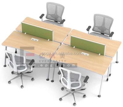 China PANEL Office Workstation Computer Tables Standard Size With ISO for sale