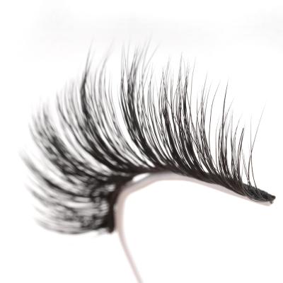 China Wholesale Good Quality Natural 3D Eyelashes Mink Eyelashes Hand Custom Packaged False Eyelashes for sale