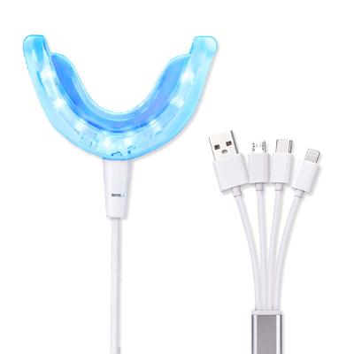 China Wholesale Reusable Mini Cold Blue Light White USB 16 Tooth Led Lamp For Teeth Whitening Light for sale