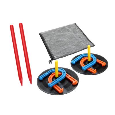 China HOT SALES TPR PLASTIC HORSE SHOES GAMES FOR GARDEN AND LAWN FUN OUTDOOR GAME for sale