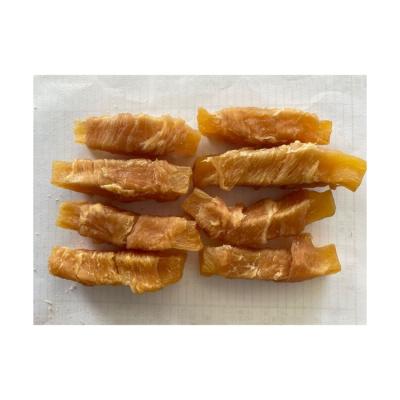 China Stocked Sell Well Manufacturer New Type Dehydrated Dog Snacks Chicken Stick With Cheese for sale