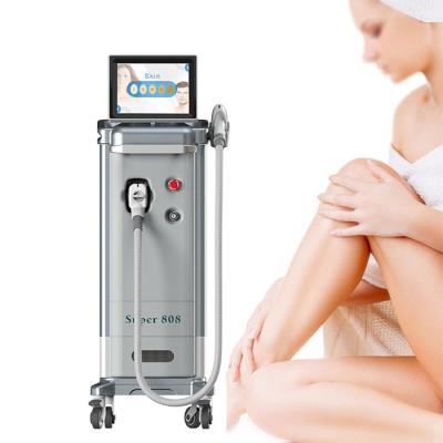 China Whitening 600W/1200W High Quality Portable Professional Big Power 808nm Diode Laser Hair Removal Machine For Black Hair Beauty Salon Use for sale