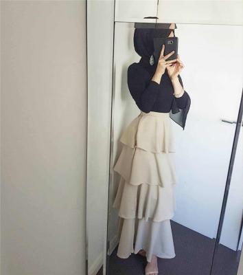 China LSM296 Modest Muslimah Styling Long Skirt For Muslim Women Muslim Women Dress Islamic Clothing for sale