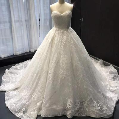 China RSM66684 Sweetheart Lace Wedding Dress Luxury Wedding Dress Anti-Static Embroidered Dresses Bridal Wedding for sale