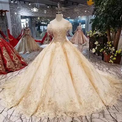 China LS11250 Jancember Anti-Static Lace Off Shoulder Elegant Long Wedding Dress Party Gown Wedding Dress for sale