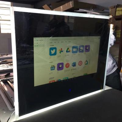 China 32 Inch Touch Screen Television Mirror TV Android Mirror TV Bright Smart Waterproof Bathroom for sale